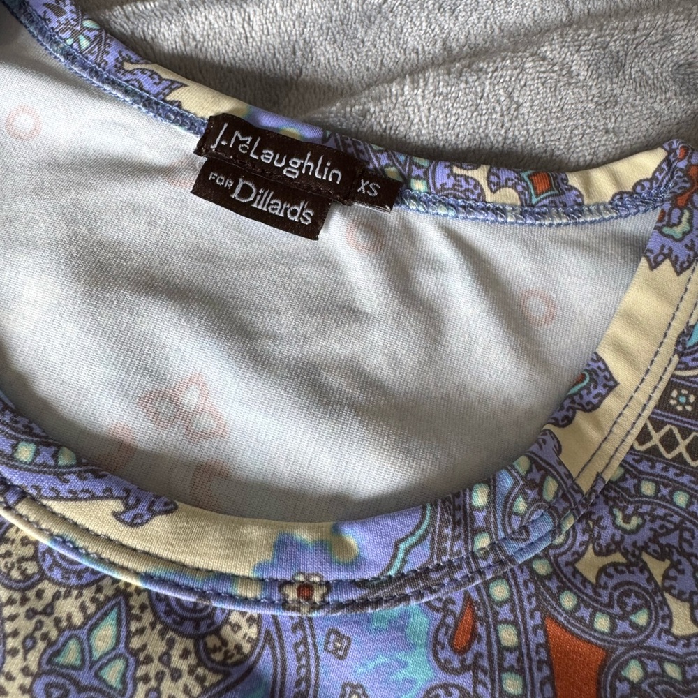 J. Mclaughlin Multicolor Patterned Top - image 2